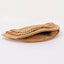 Semicircle Woven Straw Clutch