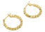 Beaded Hoop Earrings 18k Gold Plated - Hallelu Clothing Boutique