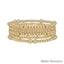 Gold Beaded Stretch Bracelets
