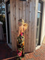 Black Floral Strapless Dress - Hallelu Clothing Boutique