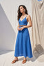 Blue Causeway Sleeveless Maxi Dress - Hallelu Clothing Boutique