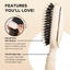 Boar Brush | Full Size | Tan - Hallelu Clothing Boutique