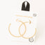 Braided Open Hoop Earrings - Hallelu Clothing Boutique