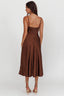 Brown Luxe Dress - Hallelu Clothing Boutique