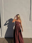 Burgundy Polka Dot Dress - Hallelu Clothing Boutique