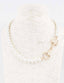 Freshwater Pearl with Gold Horsebit Necklace
