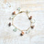 Puka Shell & Sea Foam Glass Chain Bracelet