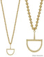 Gold Beaded Horse Bit Necklace