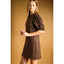 Suede Shift Dress