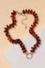 Marble Disc Stone Beaded Necklace
