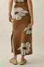 Hibiscus Knit Maxi Skirt