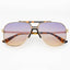 Logan Acetate Aviator Unisex Sunglasses