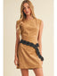 Suede Mini Dress