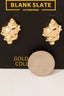 Gold Dipped Seashell Earrings