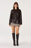 Cavanaugh Faux Leather Peplum Jacket - Hallelu Clothing Boutique