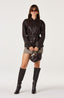 Cavanaugh Faux Leather Peplum Jacket - Hallelu Clothing Boutique