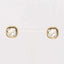 Gold Clear Studs