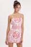 IVY MANTRA PATTERN TILE BORDER MINI DRESS