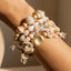 Mixed Natural Bead Wrap Bracelet