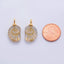 18K Gold Filled Nautilus Sea Shell Drop Pendant
