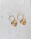 Charlie heart charm earrings | 18k gold plated