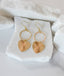 Charlie heart charm earrings | 18k gold plated
