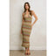 Chevron Knit Halter Maxi Dress - Hallelu Clothing Boutique