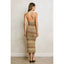 Chevron Knit Halter Maxi Dress - Hallelu Clothing Boutique