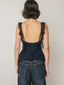 Chiffon Ruffle Top - Hallelu Clothing Boutique