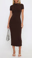 Chocolate Sweater Dress - Hallelu Clothing Boutique