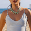 Chunky Green Beaded Necklace - Hallelu Clothing Boutique
