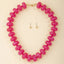 Chunky Rondelle Bead Necklace Set - Hallelu Clothing Boutique