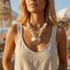 Chunky Spiral Sea Shell Necklace