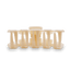 Classic Hair Clip | Large | Almond Beige - Hallelu Clothing Boutique