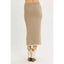 Contrast Crush Midi Skirt - Hallelu Clothing Boutique