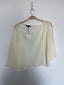 Cream Sheer Sleeveless Top - Hallelu Clothing Boutique