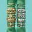 Crystal Star And Pave Stacking Ring Set - Hallelu Clothing Boutique