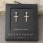 CZ Cross Dangle Drop Earrings - Hallelu Clothing Boutique