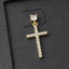 CZ Cross Dangle Drop Earrings - Hallelu Clothing Boutique
