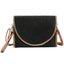 FRAYED TRIM TWO TONE STRAW CLUTCH & CROSSBODY BAG.