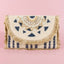 Beaded Fringe Trim Mandala Clutch Bag