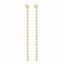 Disc Chain Drop Earrings (J25)