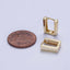 Gold Filled Square Hoop Earrings