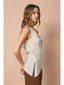 Linen Asymmetrical Top