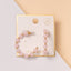 Gold Dipped Marble Beaded Earrings