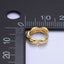 14K Gold Filled Bubble Huggie Earrings
