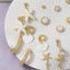 Seashell Starfish And Pearl Earring Set