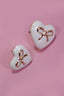 Bow & Heart Studs