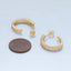 24k Gold Filled Hoop Earrings