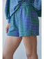 Striped Straight Shorts